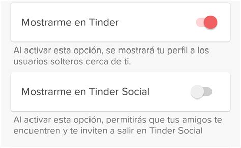 ocultar perfil tinder|Qué sucede cuando ocultas tu perfil de Tinder